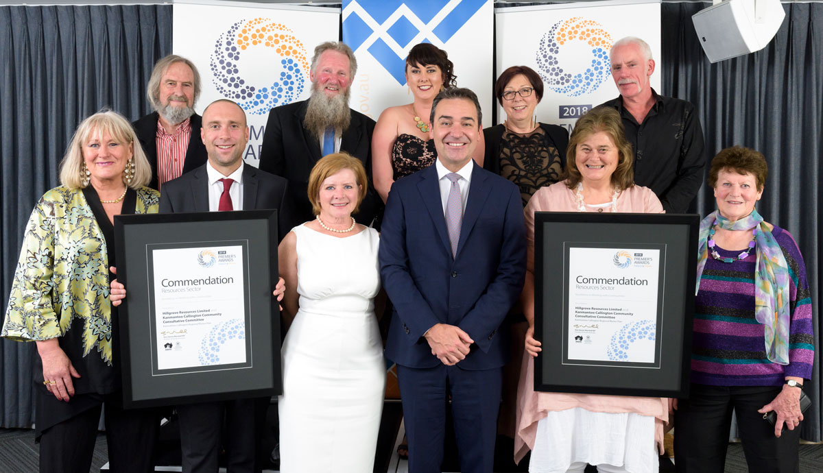 Best practice approach: Hillgrove and the KCCCC recognised for Community Excellence by the Hon Steven Marshall MP Premier of South Australia.